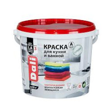 Краска латекс ВД DALI для кухни и ванной база А 2,5л Краска латекс ВД DALI для кухни и ванной база А 2,5л