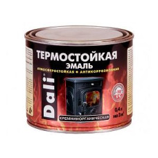 Эмаль термостойкая "DALI" черная 0,4л Эмаль термостойкая "DALI" черная 0,4л