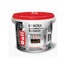 Краска фасадная матовая укрывистая ВД DALI 9л Краска фасадная матовая укрывистая ВД DALI 9л