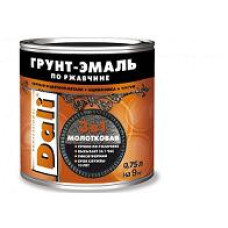 Грунт-эмаль по ржавч DALI молотковая 0,75л серая