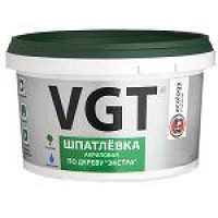 Шпаклевка по дереву белая 1кг VGT