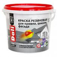 Краска резиновая DALI черная 6кг Краска резиновая DALI черная 6кг