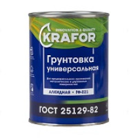 Грунт ГФ-021 серый 6 кг KRAFOR