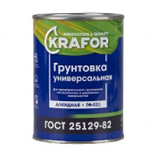 Грунт ГФ-021 серый 6 кг KRAFOR