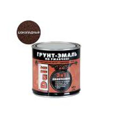 Грунт-эмаль по ржавч DALI молотковая 0,75л шокол