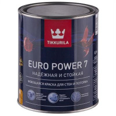 Краска ВД "EURO POWER-7" 0.9л "Тиккурила" Краска ВД "EURO POWER-7" 0.9л "Тиккурила"