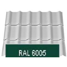Металлочерепица 1,19х3.4м (4,046 м2) RAL6005