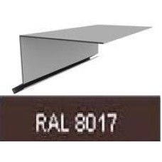 Планка карнизная 100х65 0,5 PE-foil RAL 8017