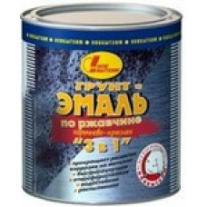 Грунт - эмаль по ржавчине 1л желтая НБХ