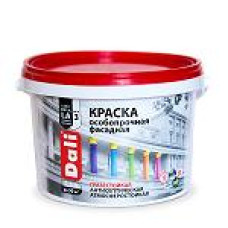 Краска фасадная особопрочная ВД база А DALI 2,5л Краска фасадная особопрочная ВД база А DALI 2,5л