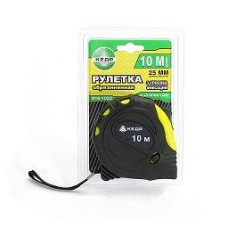Рулетка "КЕДР" 10м обрезин. корпус
